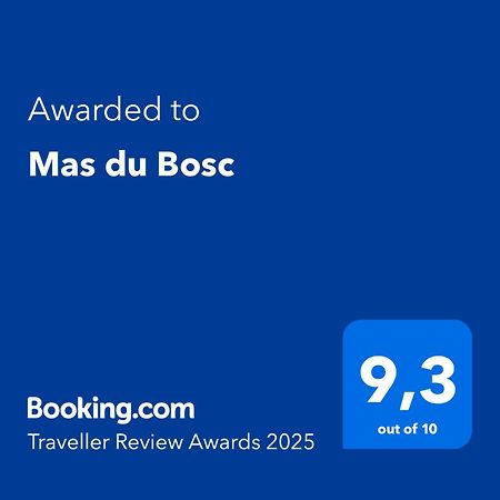 Villa Mas Du Bosc à Rosières Extérieur photo